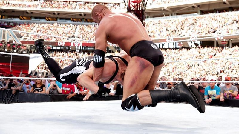 Many expected Sting to win his WWE debut match at WrestleMania 31